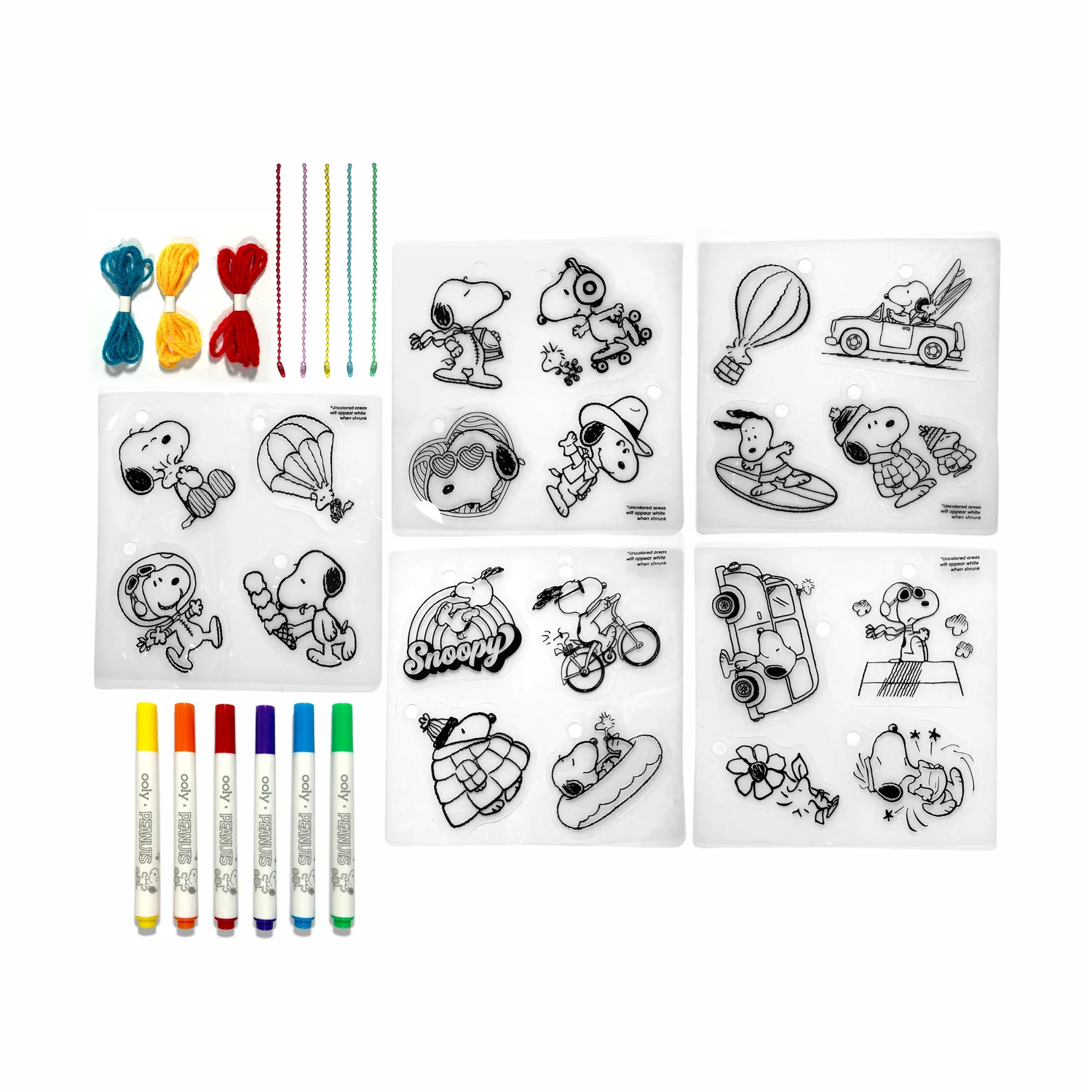 Shrink Its - Kit de arte retractil - Peanuts