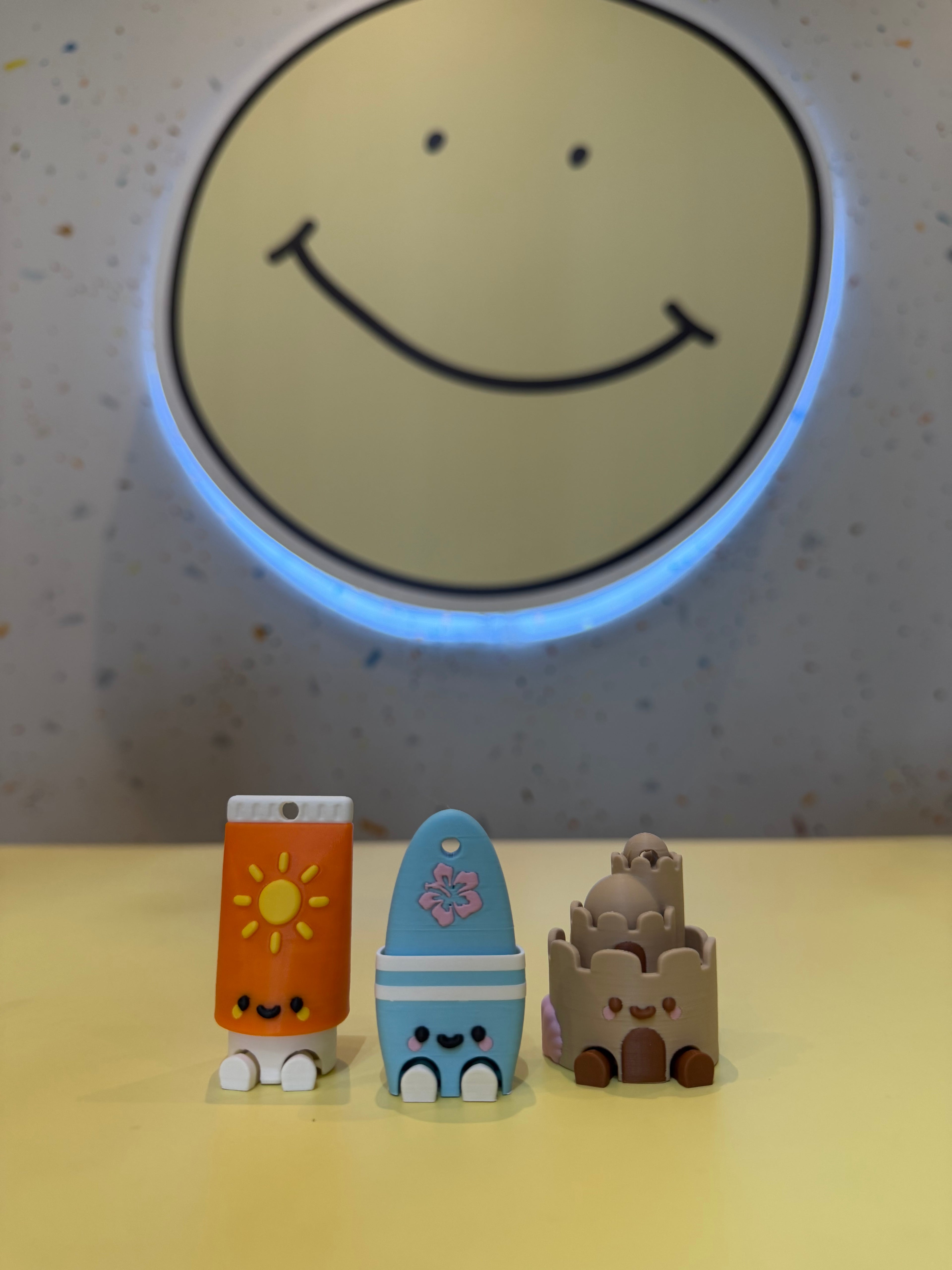 Sand Castle Keychain Clicker