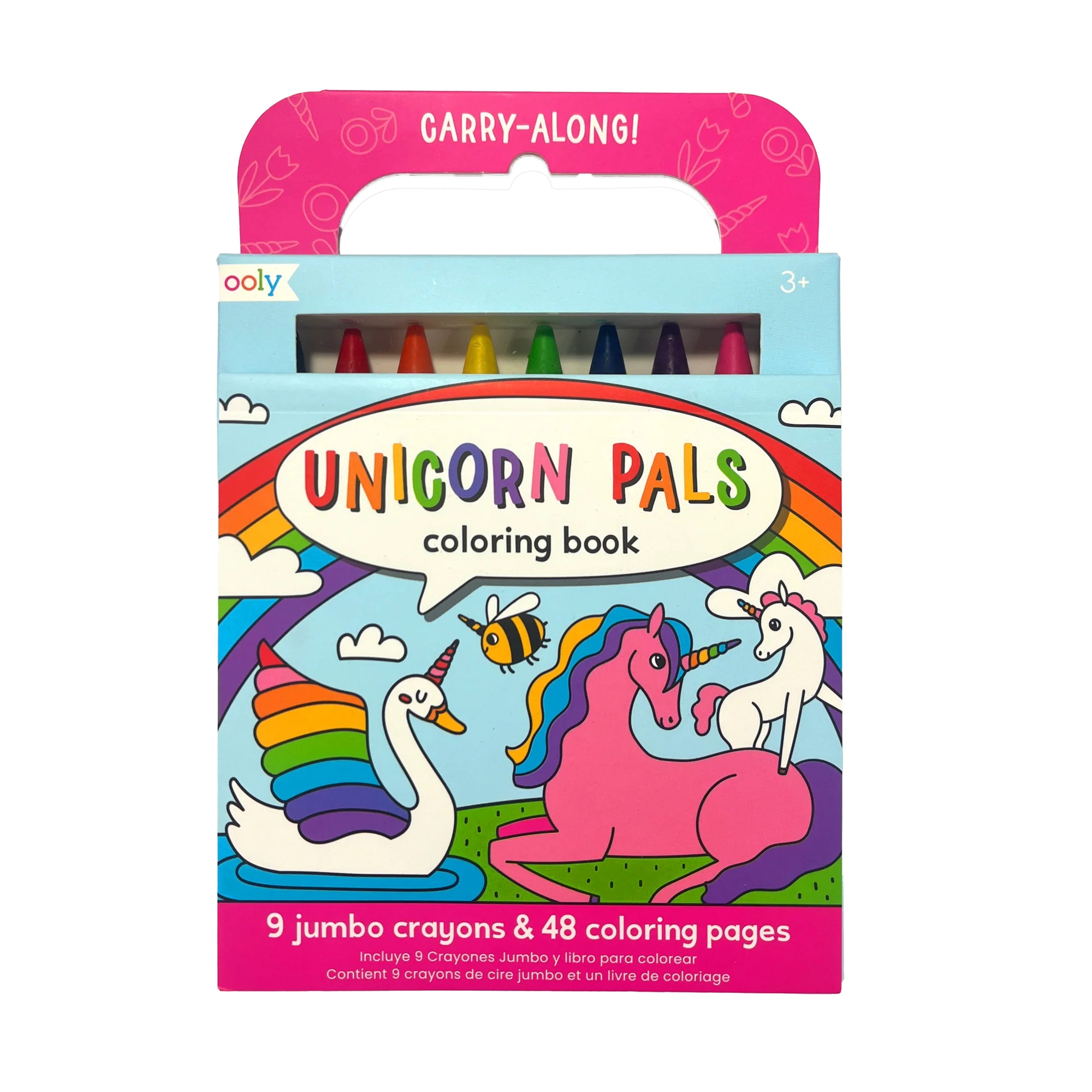 Set Libro para Colorear + Crayones - Unicornios