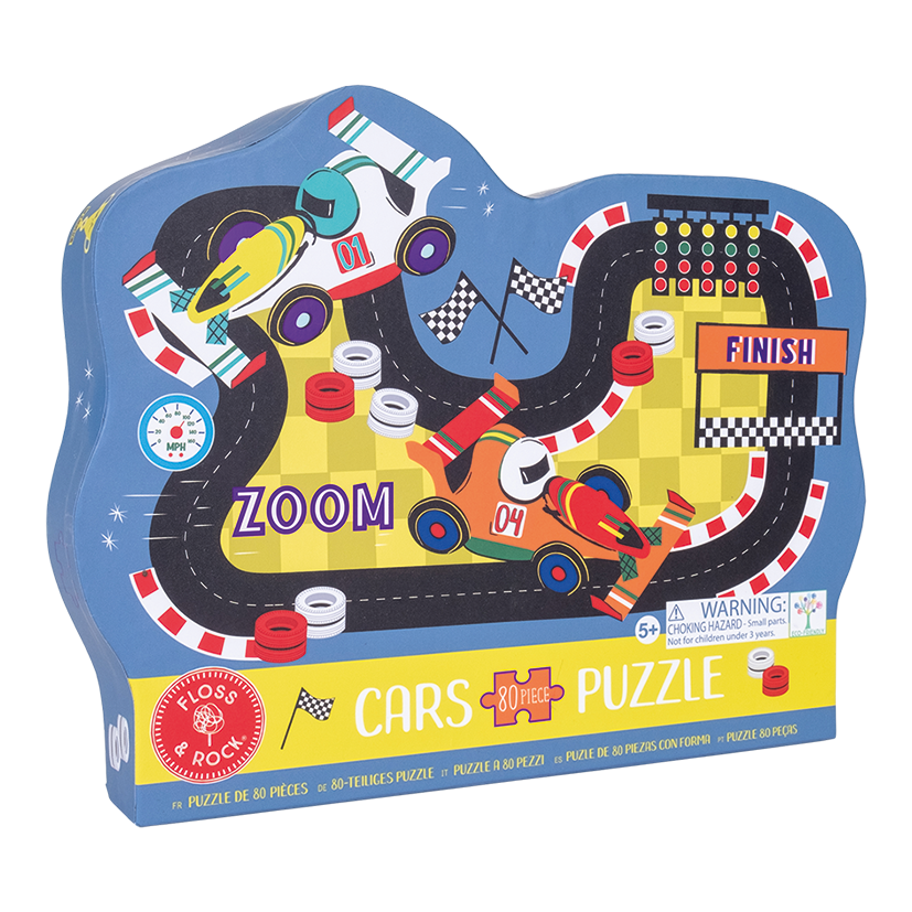 Rompecabezas Infantil 80 pz - Pista de carreras