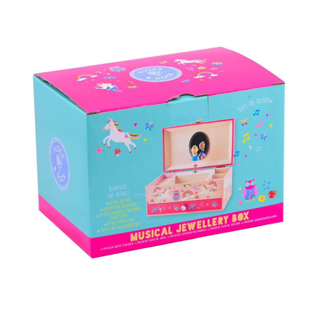 Joyero Musical con Cajón – Hadas & Arcoíris