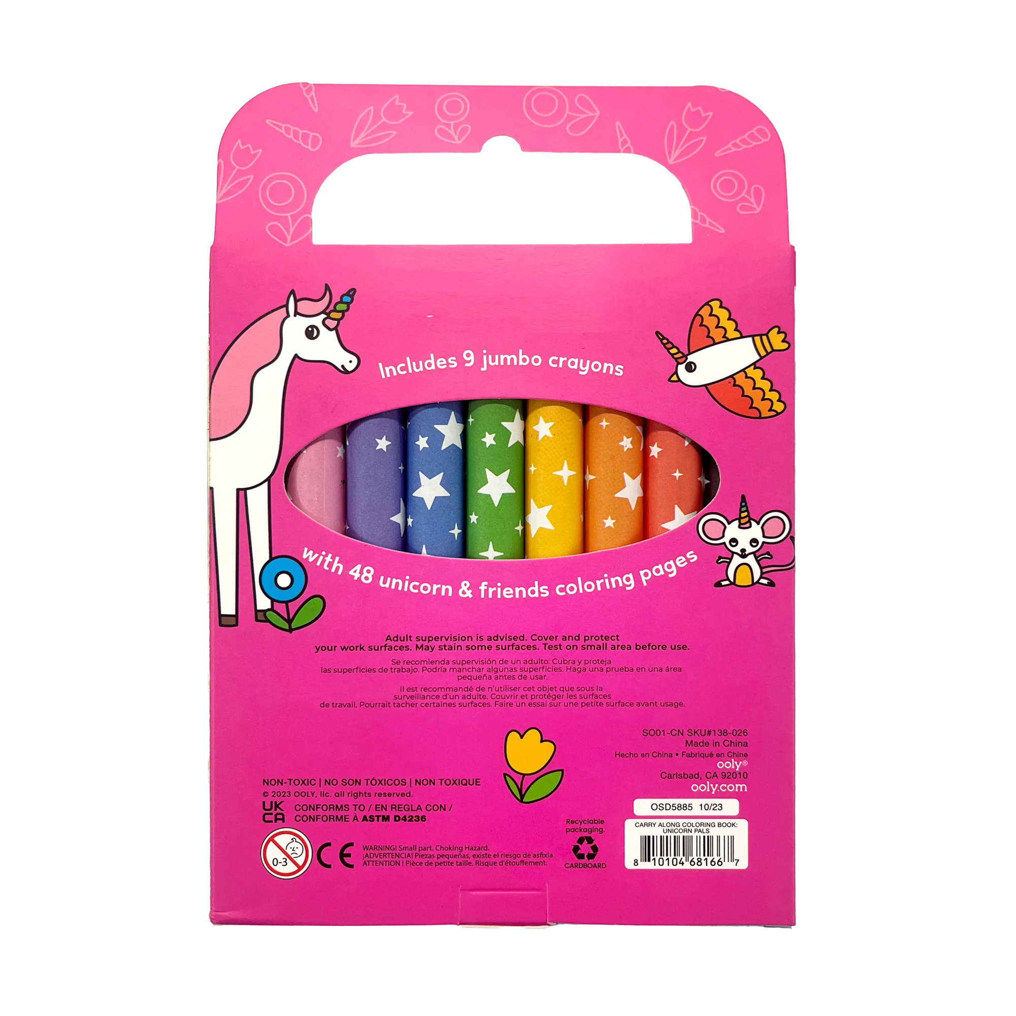 Set Libro para Colorear + Crayones - Unicornios