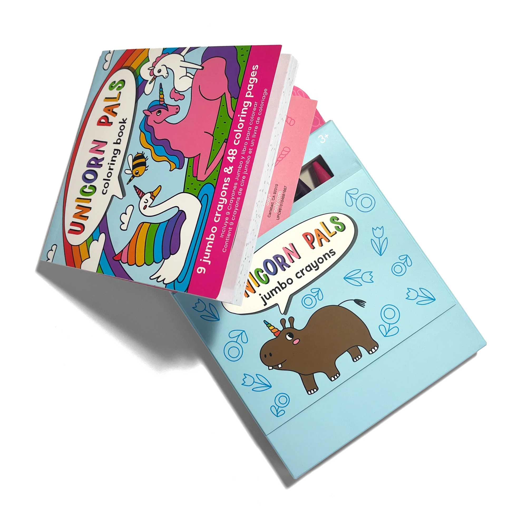 Set Libro para Colorear + Crayones - Unicornios