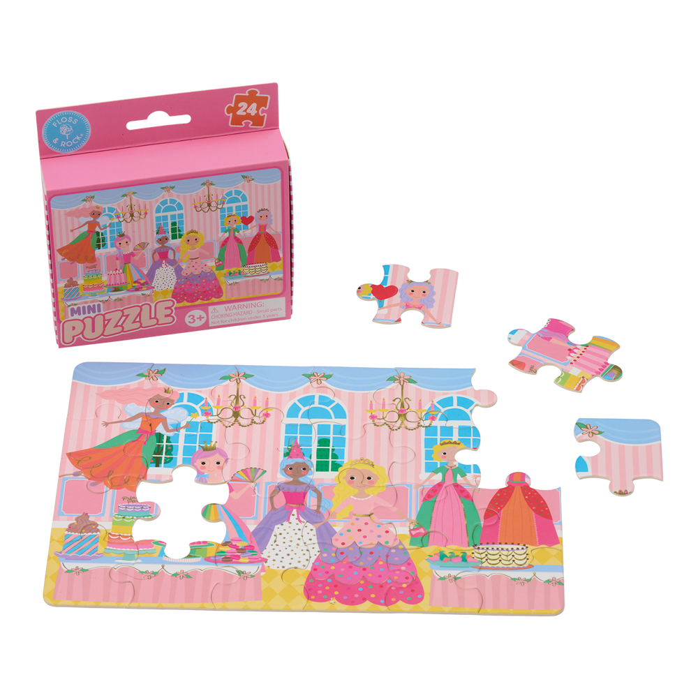 Mini Rompecabezas de 24 pz - Princesas