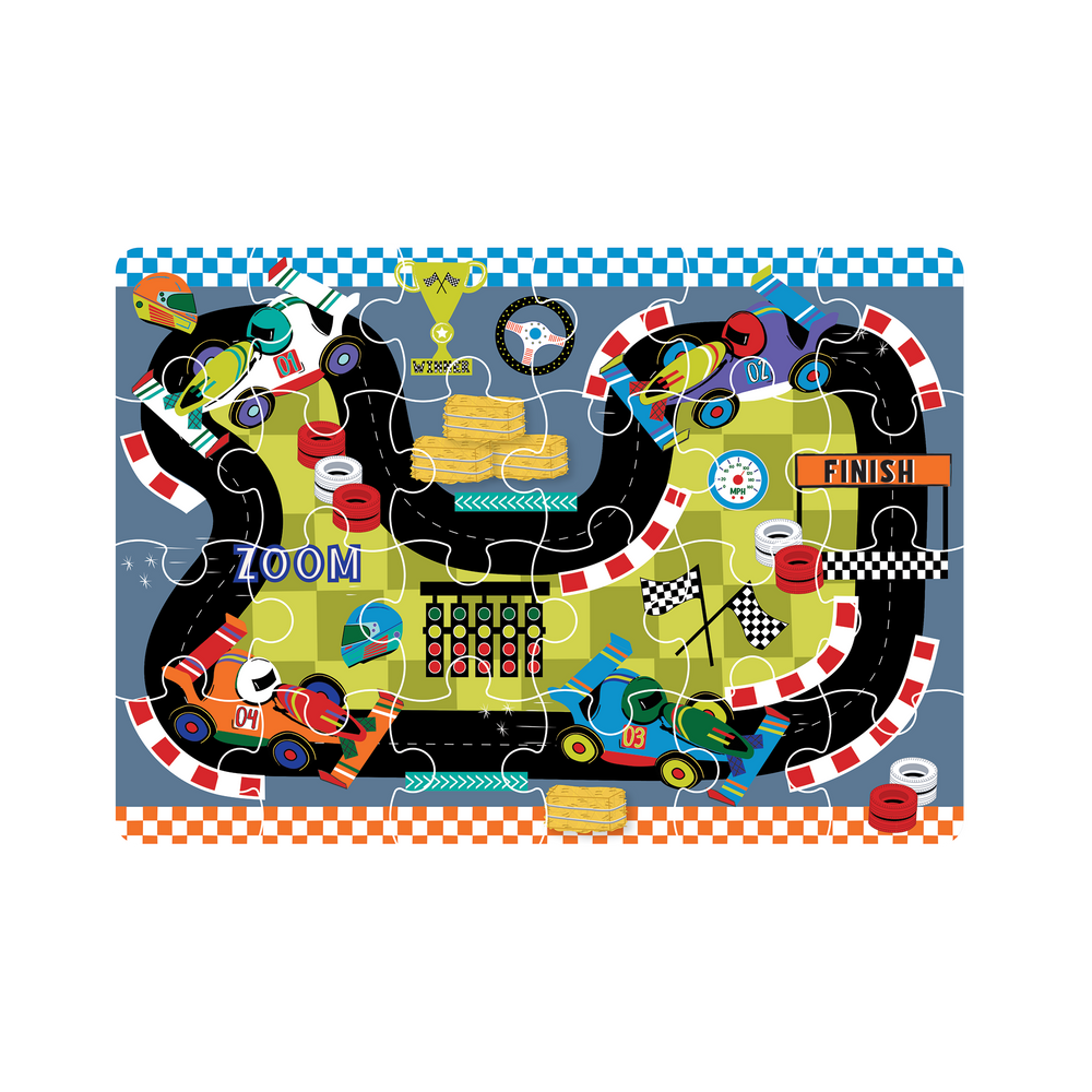 Mini Rompecabezas de 24 px - Coches