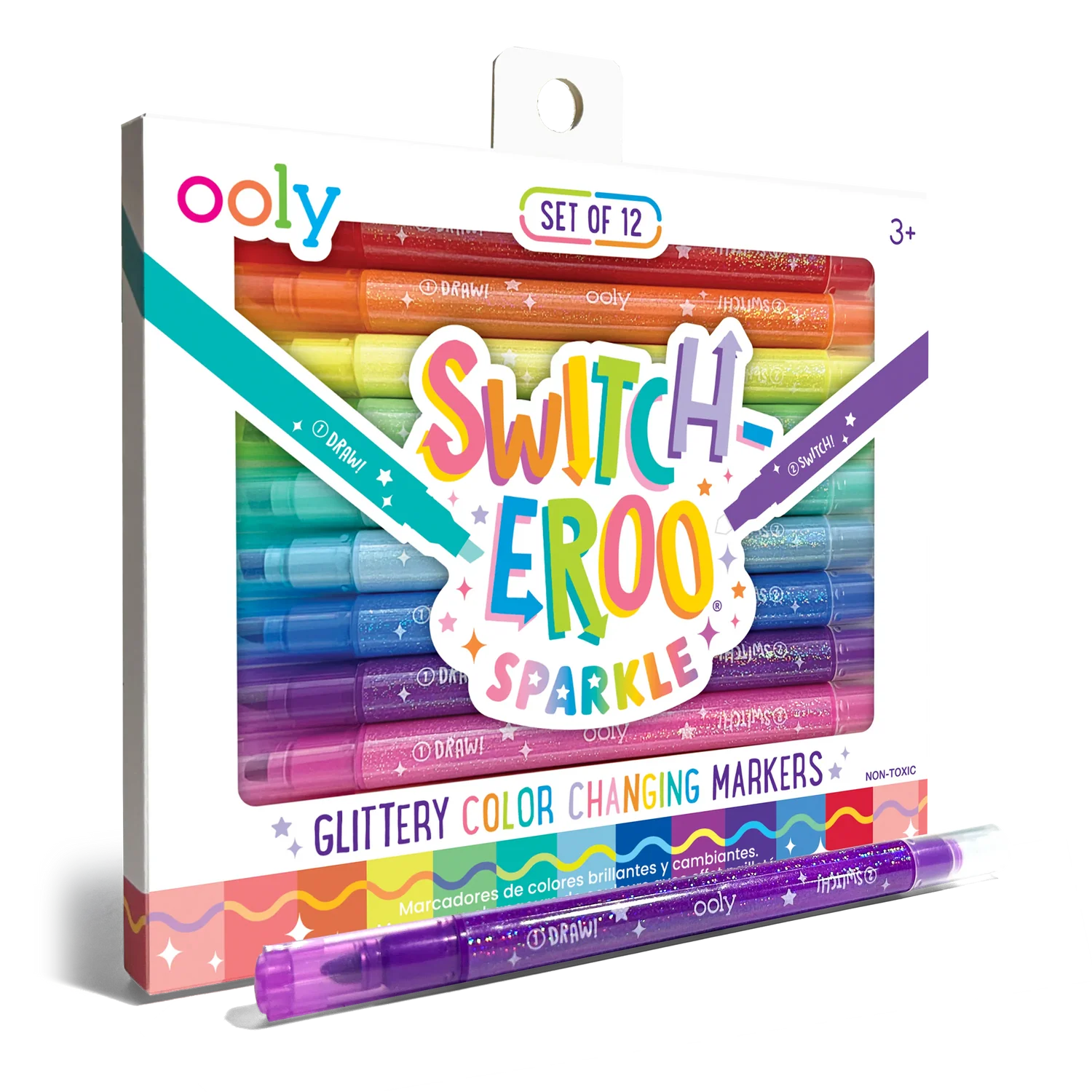 Switcheroo Sparkle - Marcadores Brillantes cambio de color set de 12