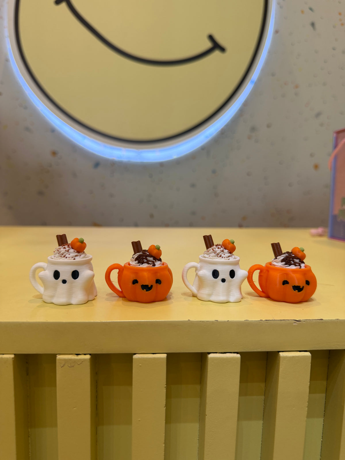 Pumpkin Spice Mug Keychain Clicker