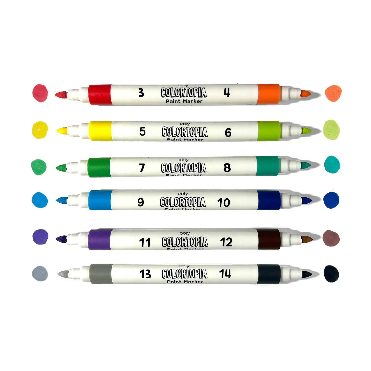 Colortopia - Aventuras épicas - Kit de marcadores de pintura para colorear por numeros