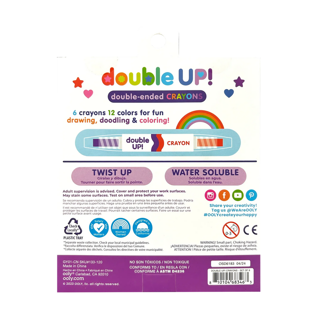 Double Up Crayones de doble punta