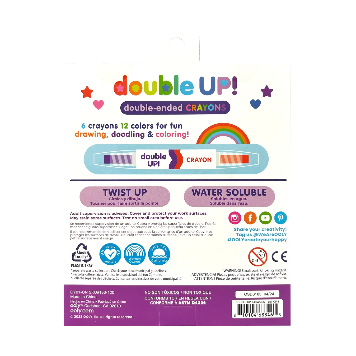 Double Up Crayones de doble punta