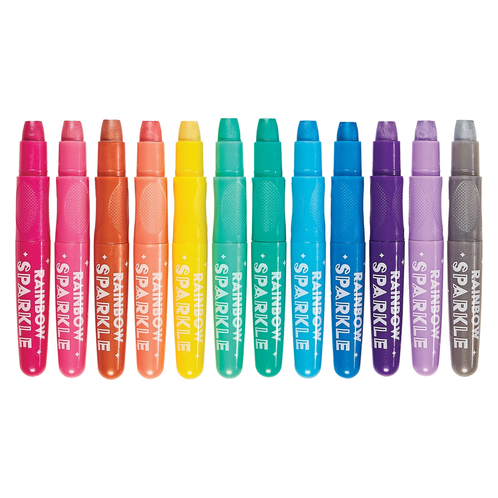 Rainbow Sparkle - Crayones Gel Acuarela Metalicos brillo arcoiris
