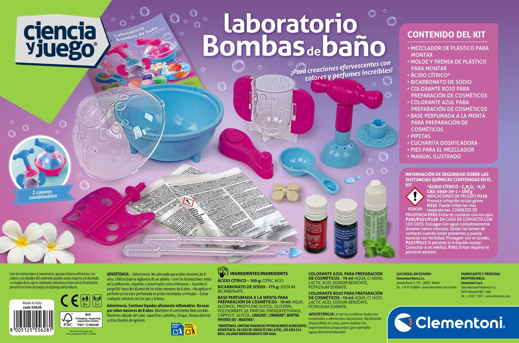 Laboratorio Bombas de baño