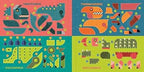 Cuento Color with Stickers Dinosaurs
