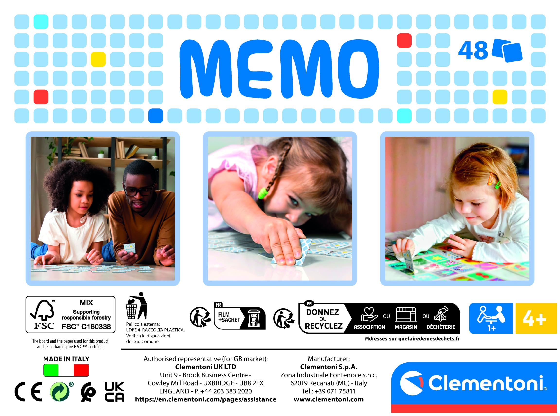 Memo Animales - Juego educativo para emparejar