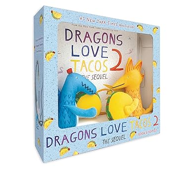Cuento Dragons love Tacos 2 set de libro y peluche