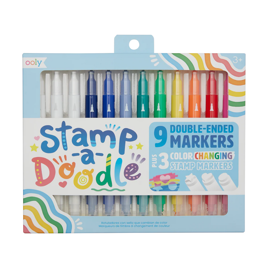 Stamp a Doodle - Marcadores doble punta Estampado