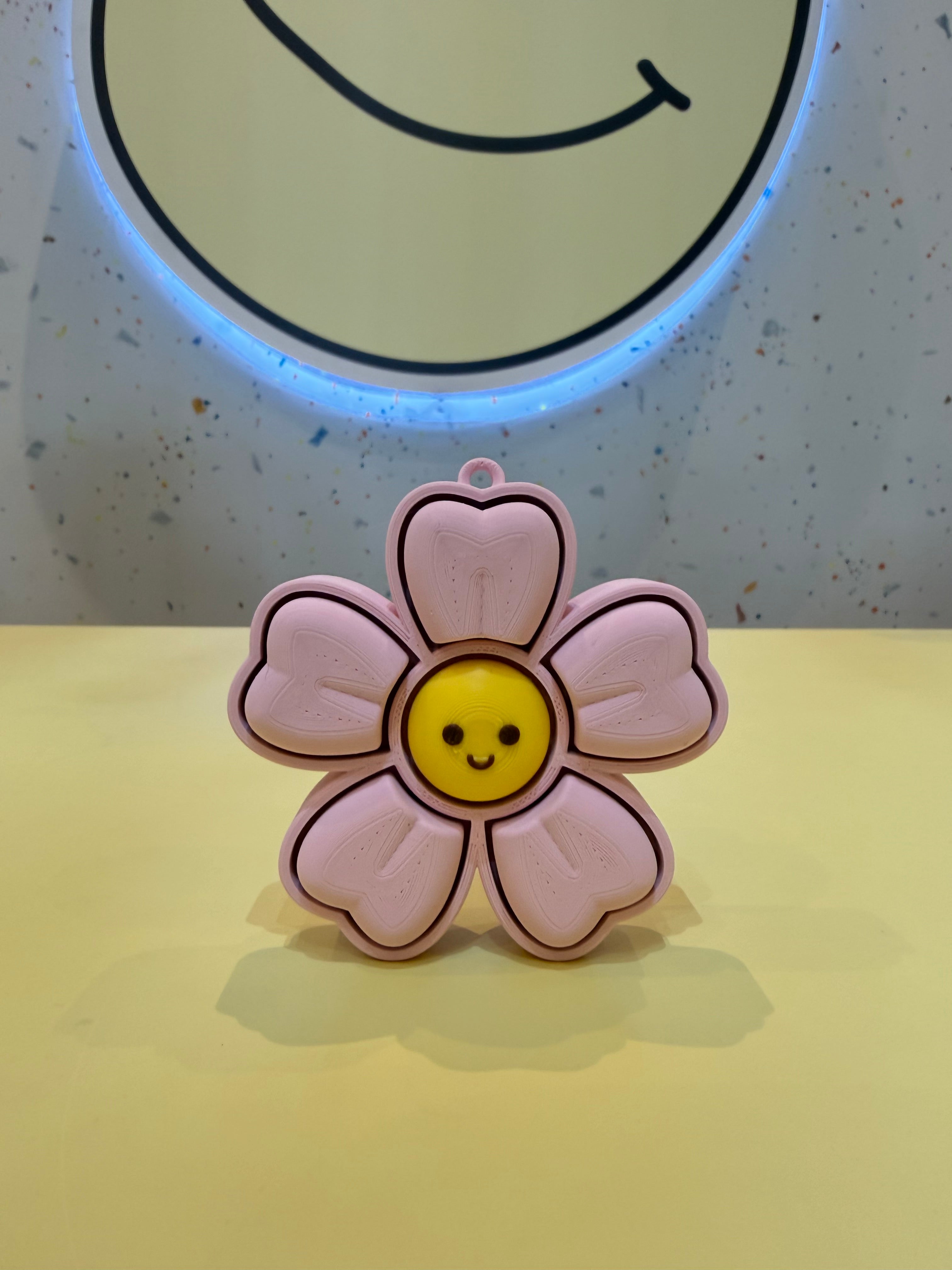 Flower Multi Clicker Keychain