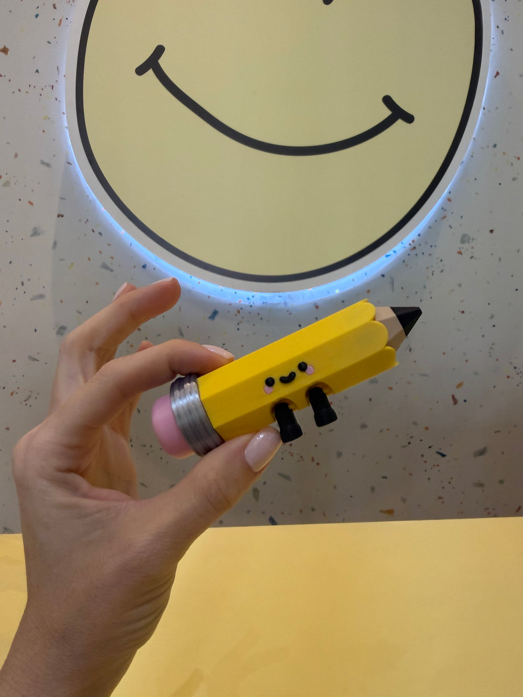 Pencil Keychain Double Clicker