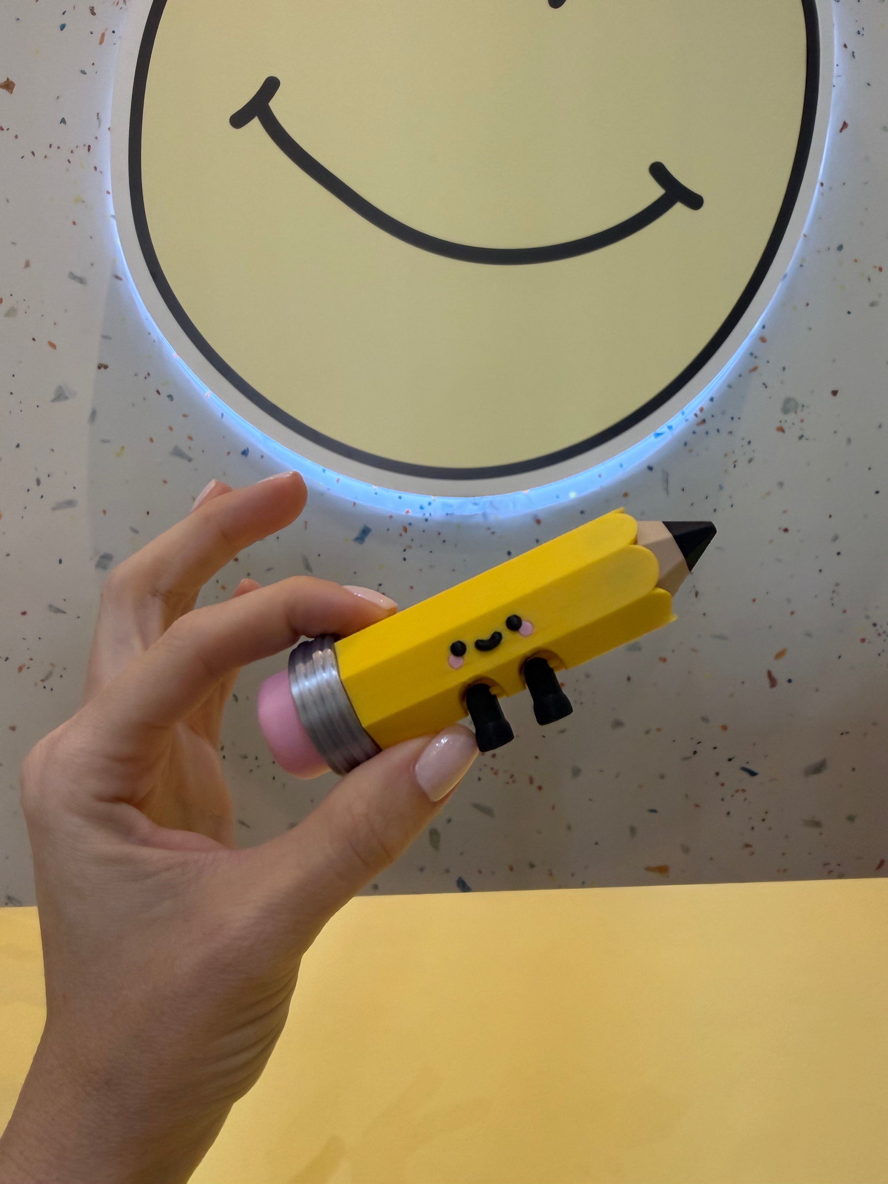 Pencil Keychain Double Clicker