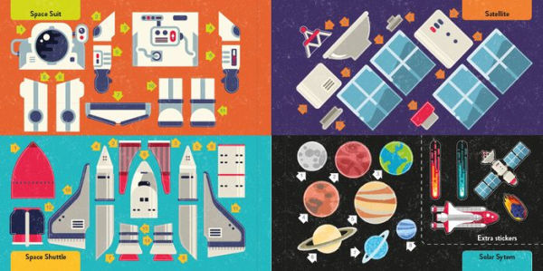 Cuento Color with Stickers Space