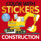 Libro Color with Stickers Construction