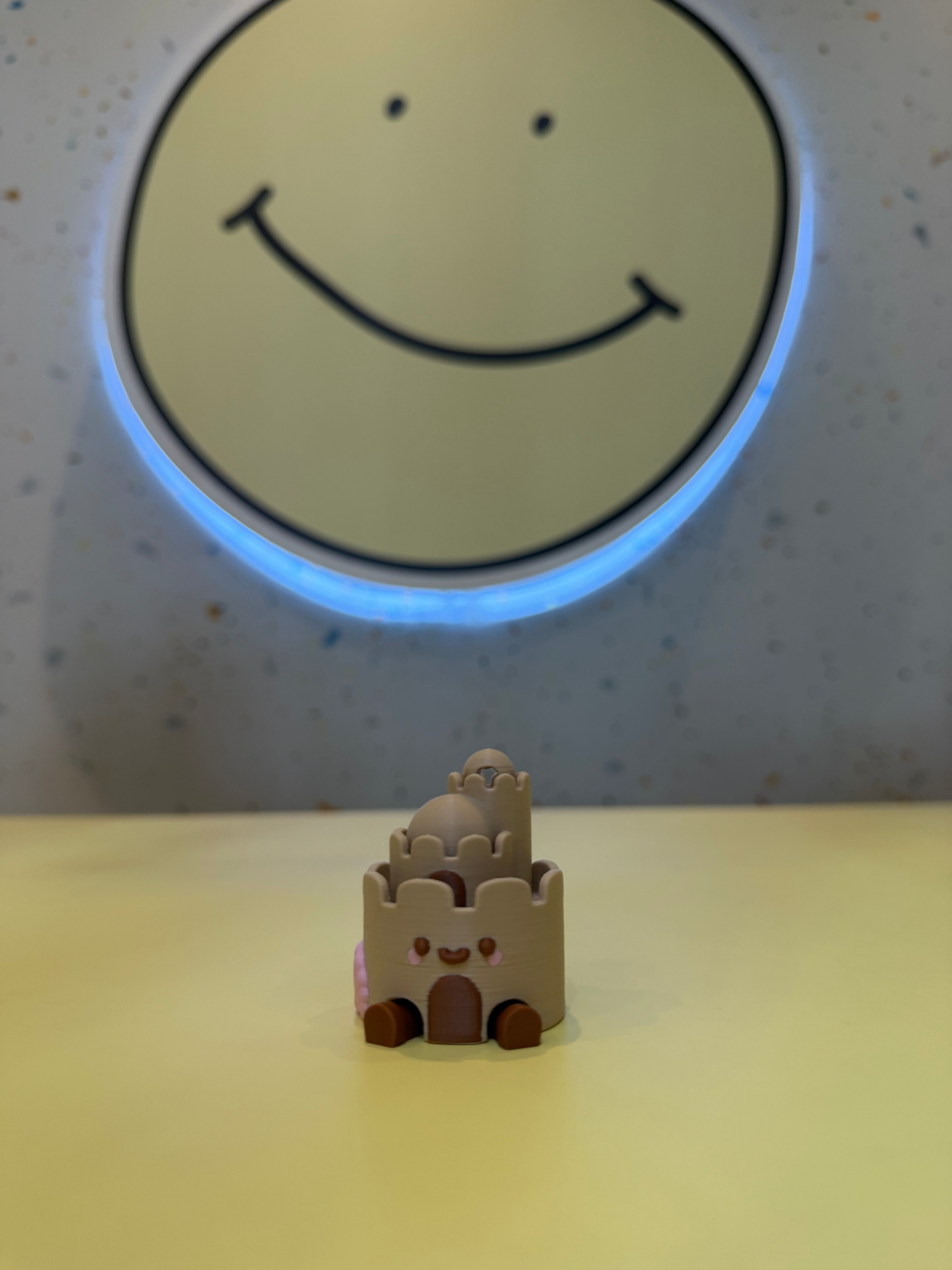 Sand Castle Keychain Clicker
