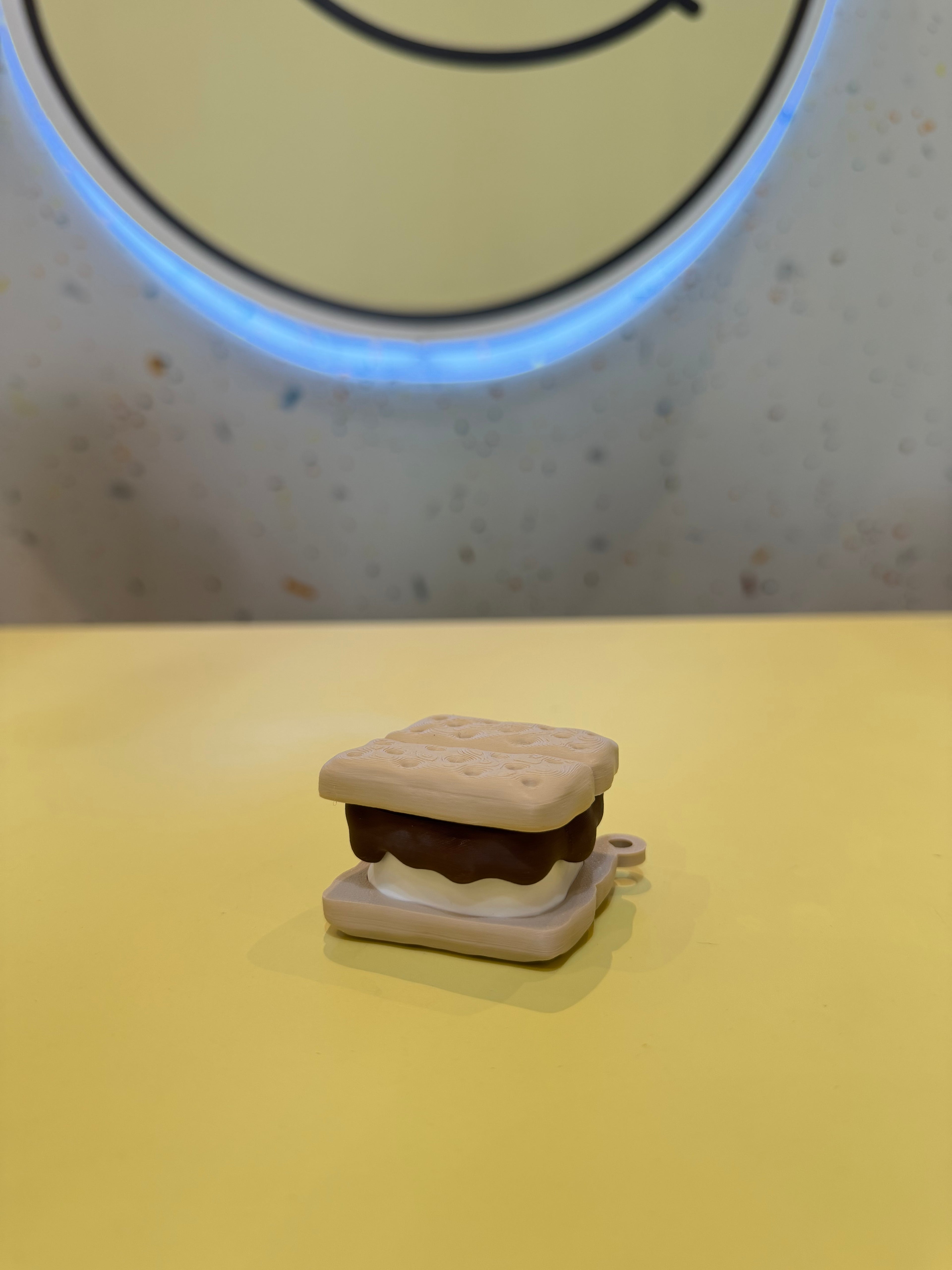 Smores keychain clicker