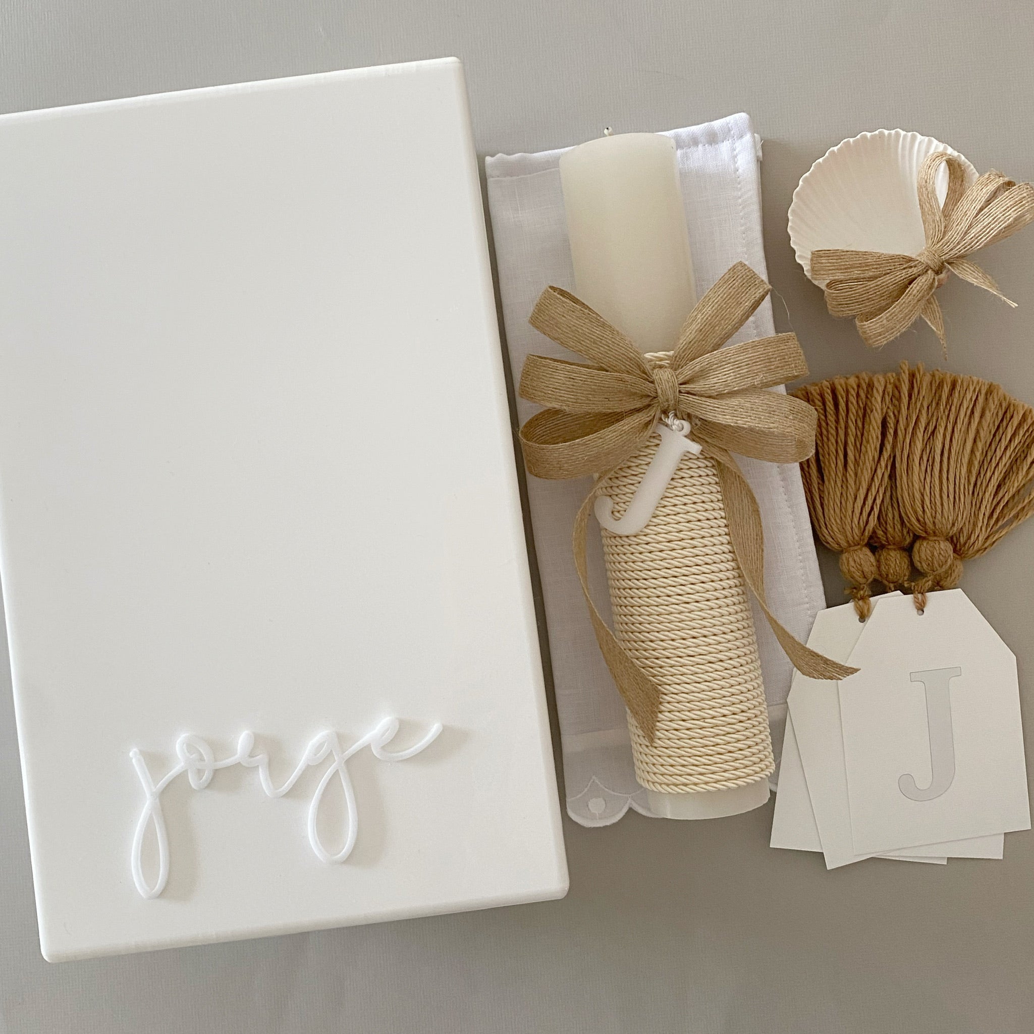 Kit de Bautizo Beige