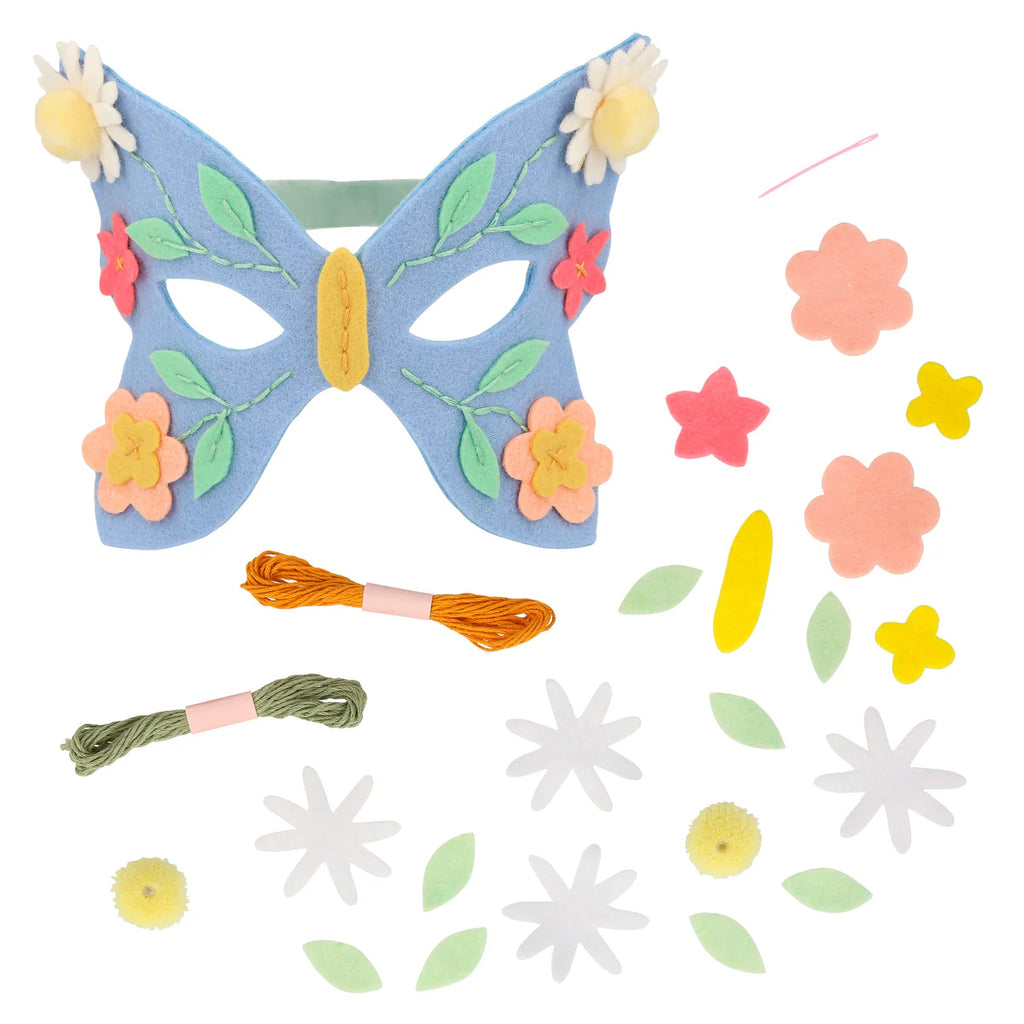 Mascara de Mariposa Bordada
