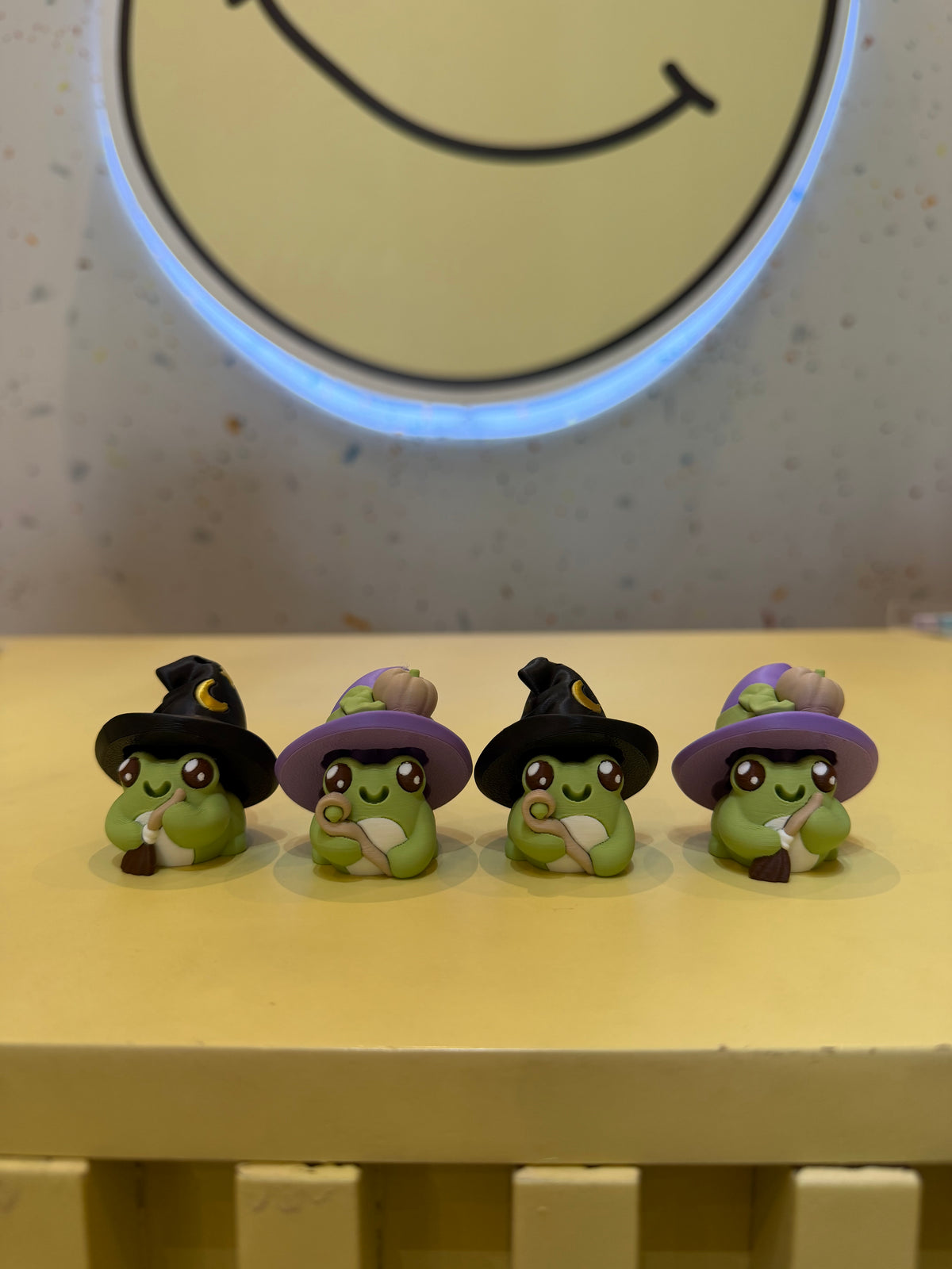 Witch Frog Keychain Clicker