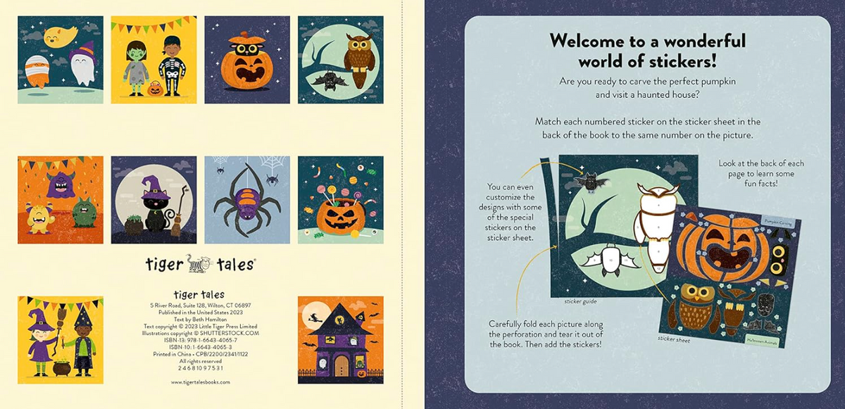 Color with Stickers - Halloween