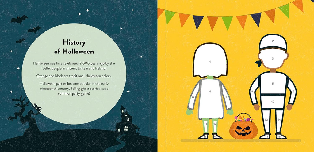 Color with Stickers - Halloween