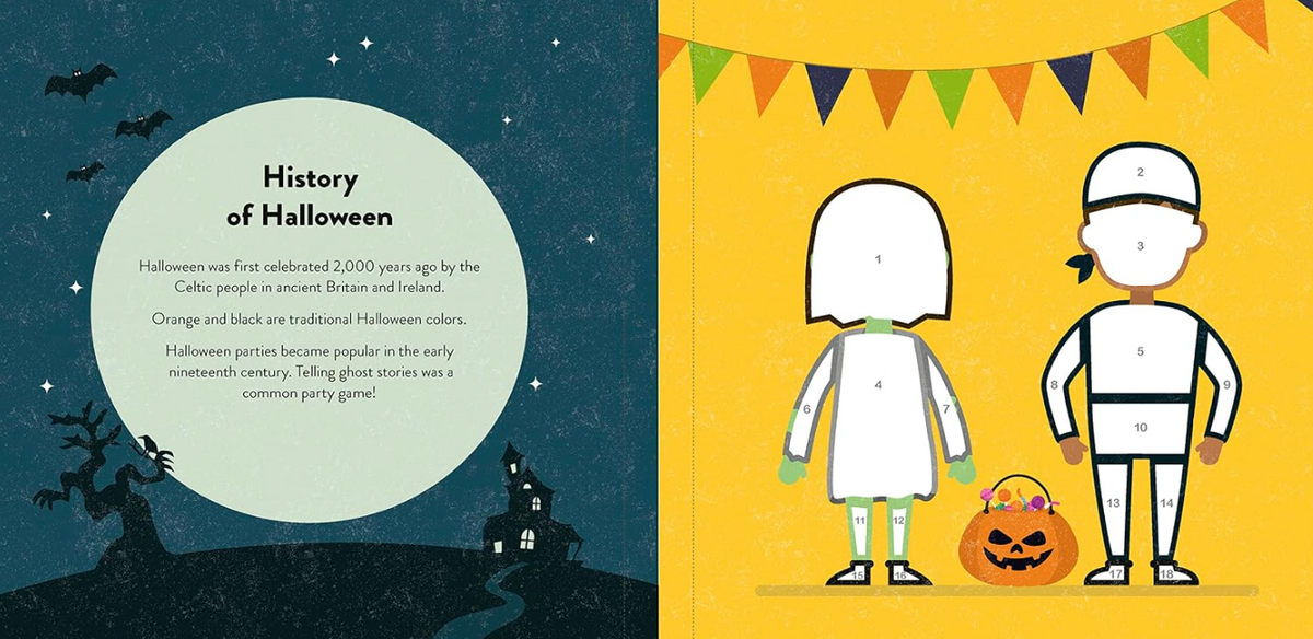 Color with Stickers - Halloween