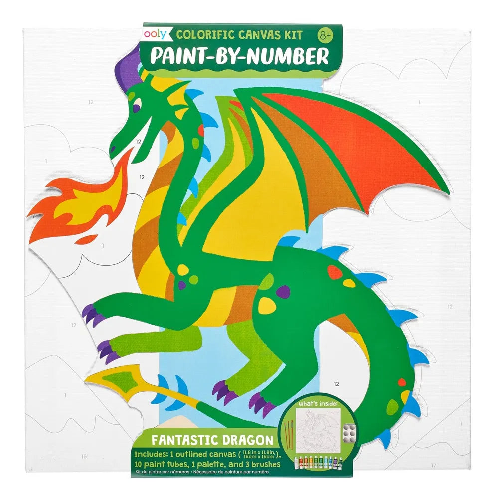 Paint by Number - Lienzo de Dragón