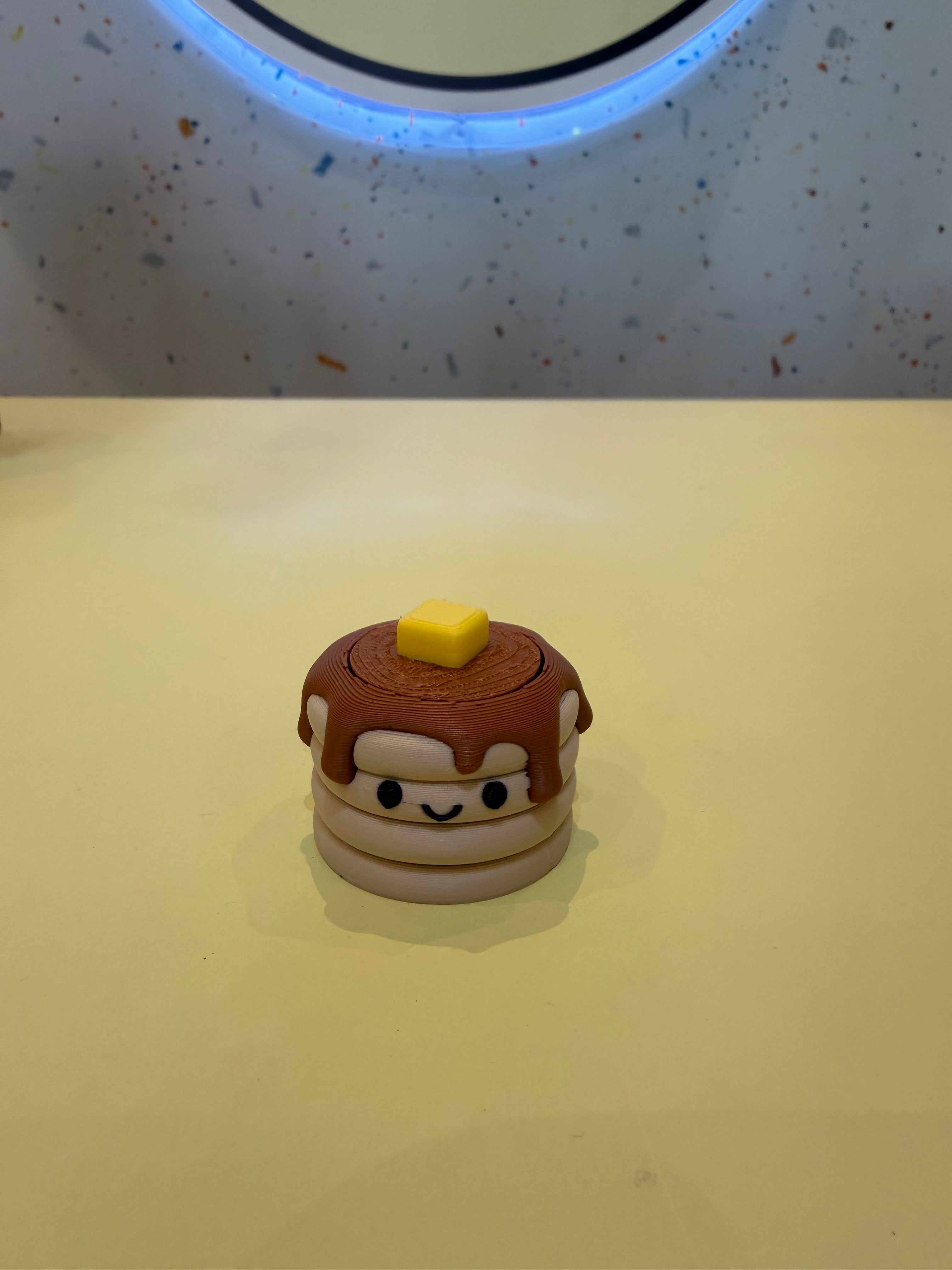 Pancake Keychain Clicker
