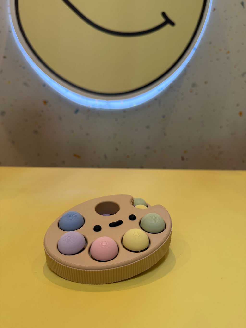 Paint Pallet Multi Clicker Keychain