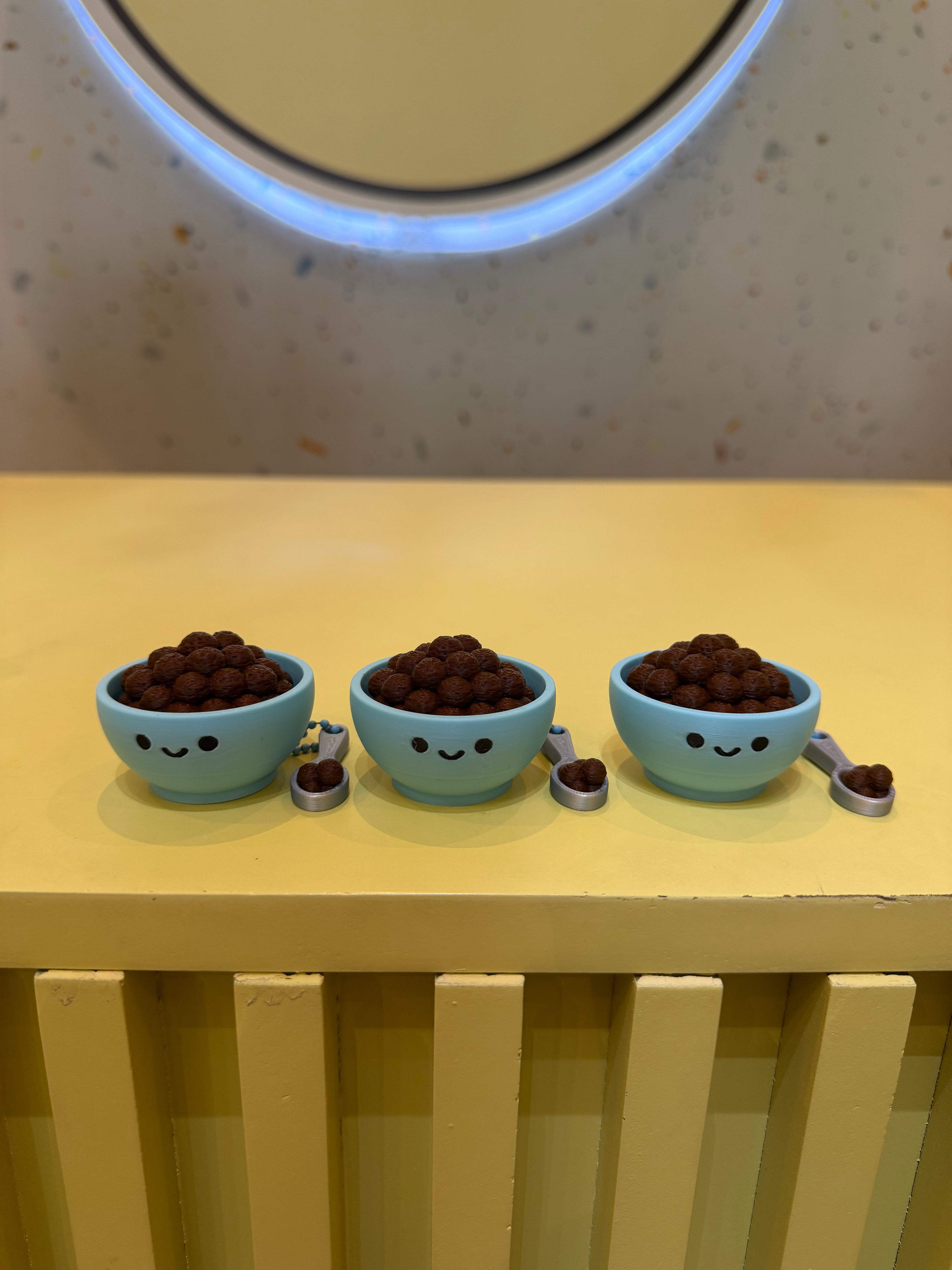 Cocoa Puffs Cereal Keychain Clicker