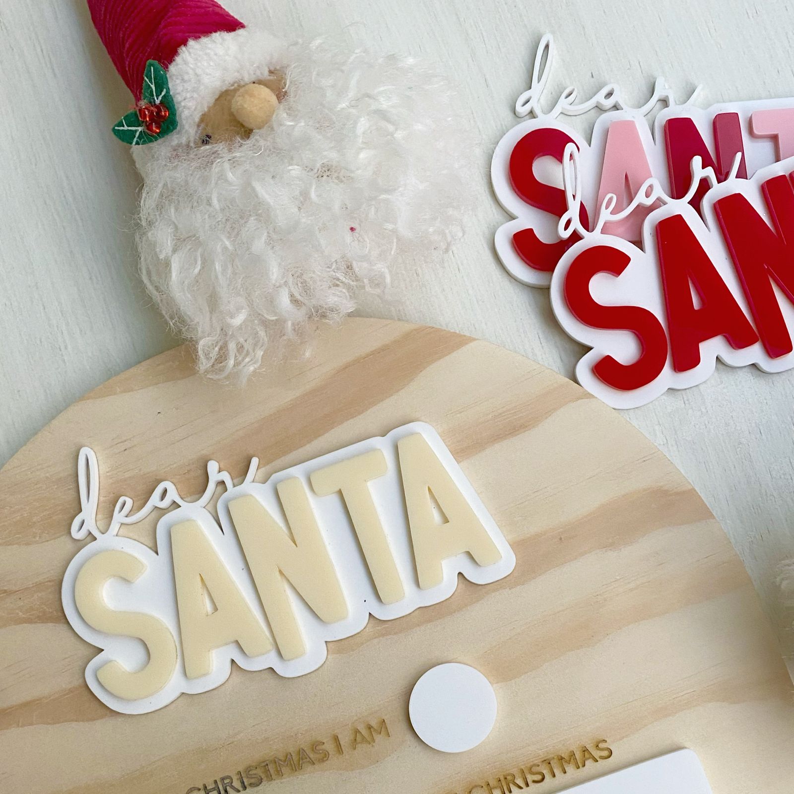 Pizarrón Dear Santa