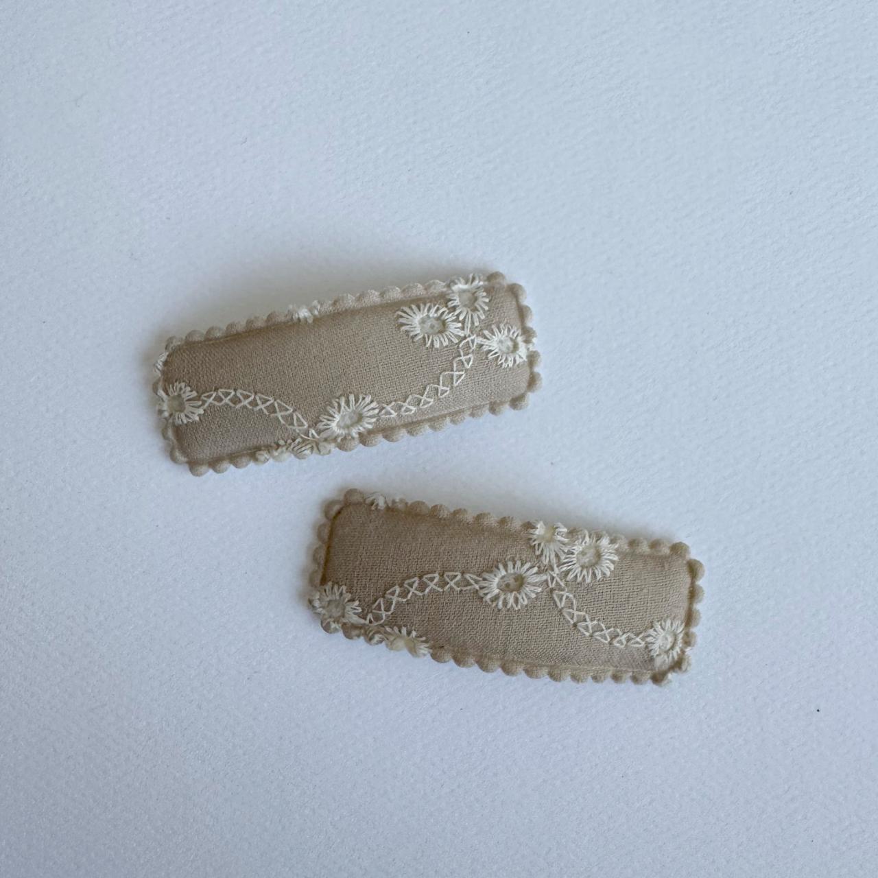 Hair clips Encaje