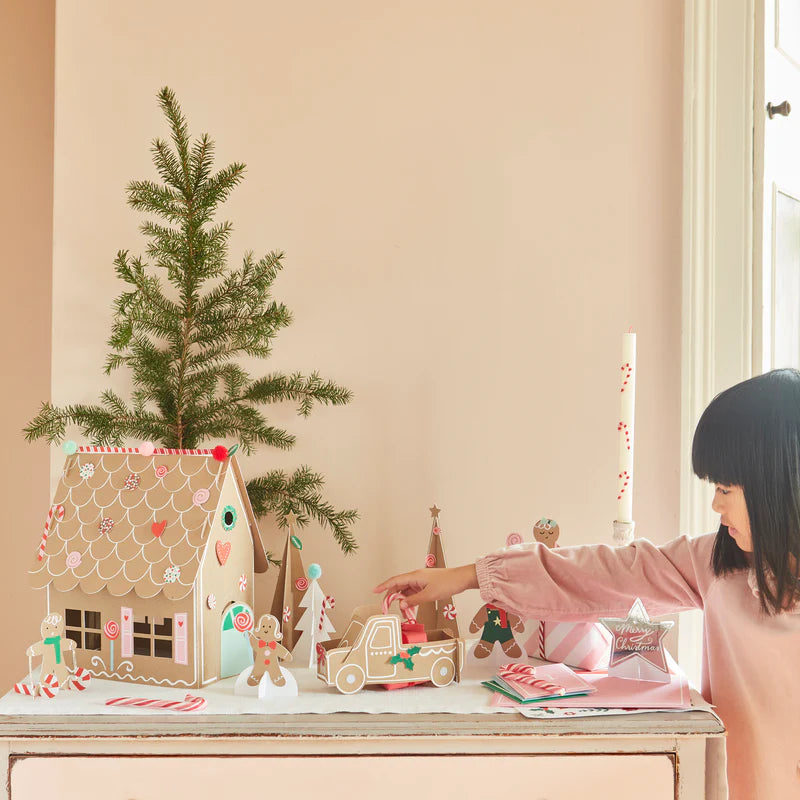 Calendario de Adviento tema de Gingerbread