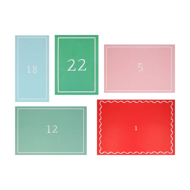 Calendario de Adviento tema de Gingerbread