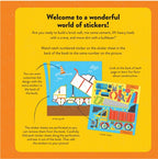 Libro Color with Stickers Construction