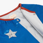 Capa de Superhéroe azul