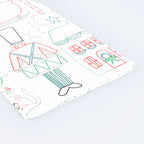 Mantel Navideño para colorear