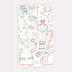 Mantel Navideño para colorear