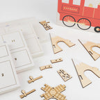 Calendario de Adviento tema Tren