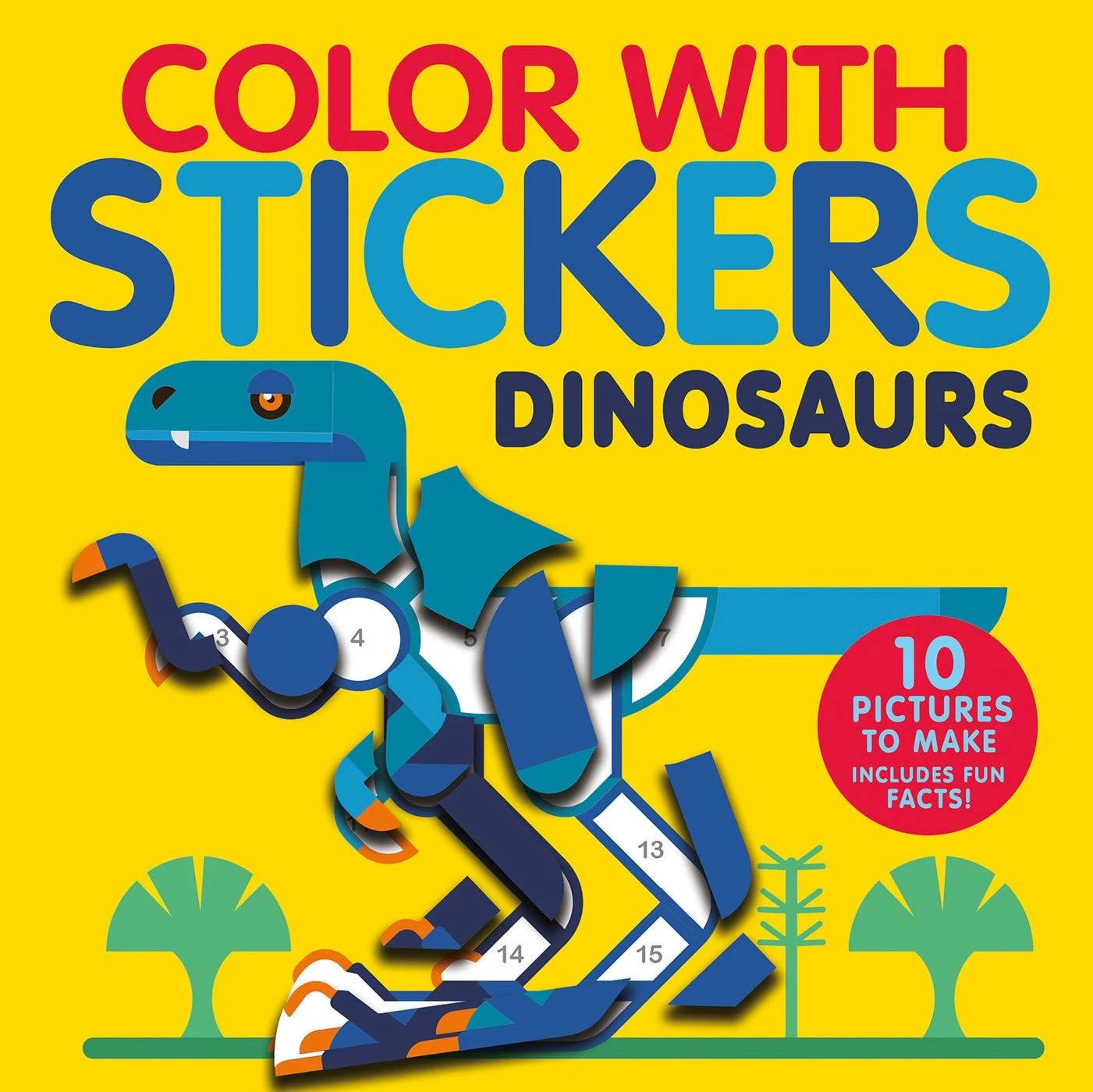 Cuento Color with Stickers Dinosaurs