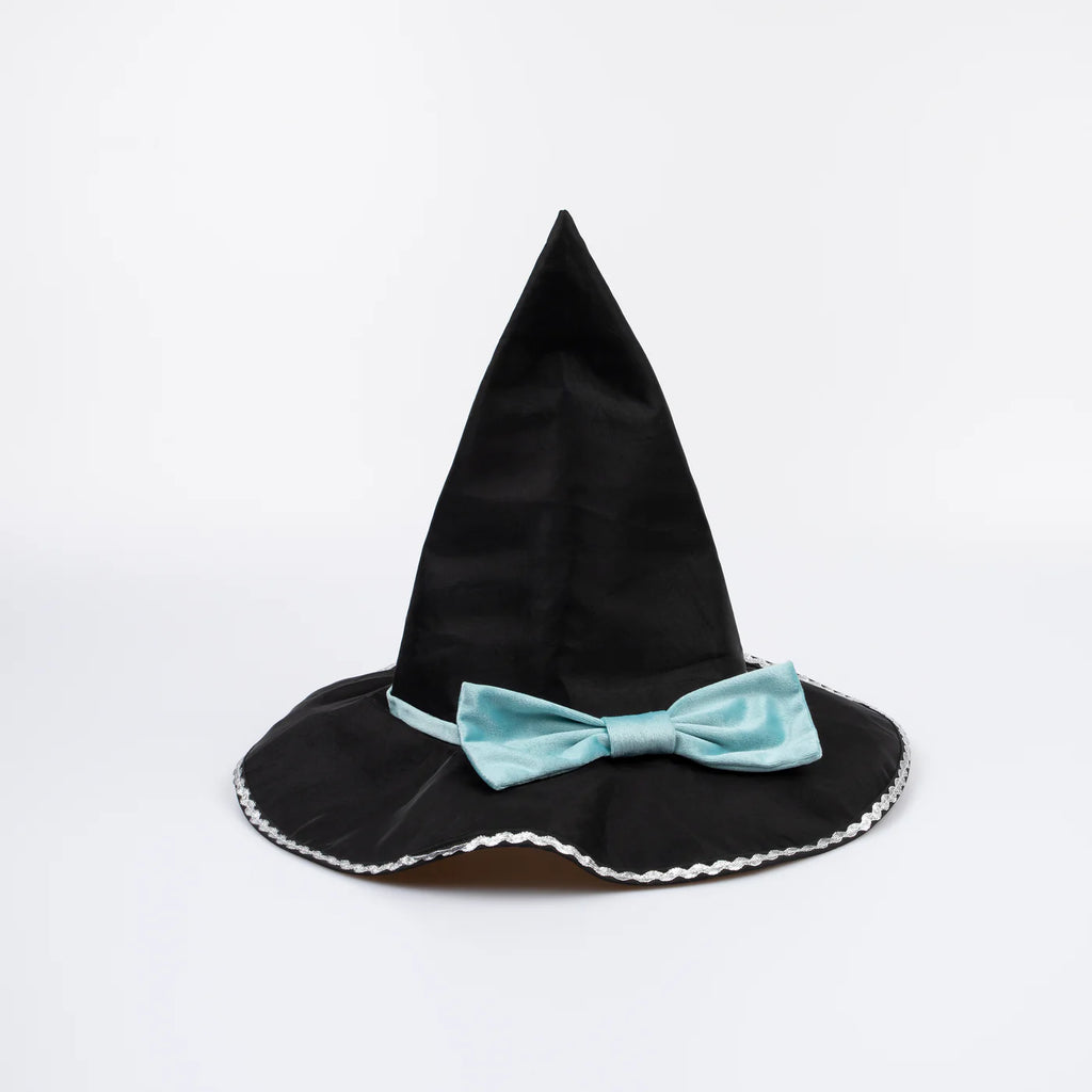 Disfraz de Bruja Capa sombrero y Varita