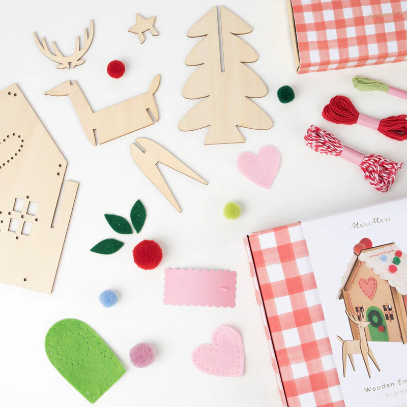 Casita de jengibre para tejer